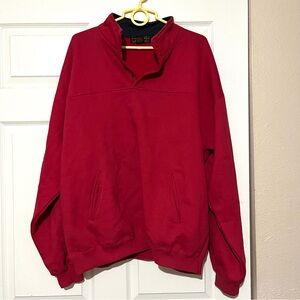 VINTAGE Eddie Bauer Sweatshirt Men Large Red Cotton Blend XL
